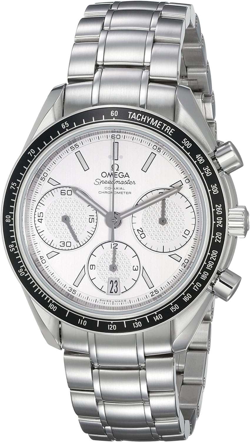 Omega Men's 32630405002001 Speed Master Analog Display Automatic Self Wind Silver Watch