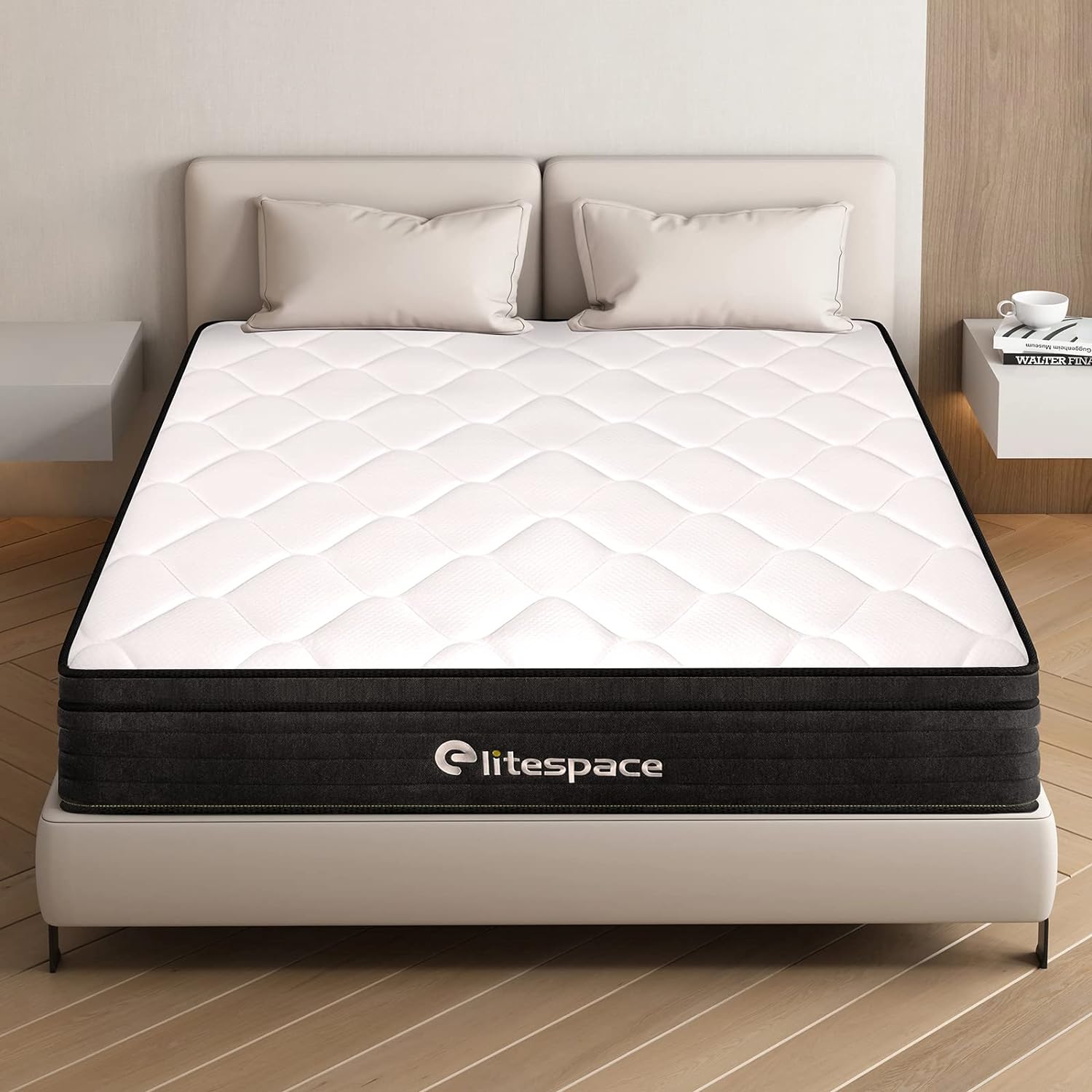 Queen Mattress,12 Inch Memory Foam Hybrid Mattresses in a Box with Individual Pocket Spring,for Pressure Relief &amp; Motion Isolation Queen Size Mattress,CertiPUR-US.