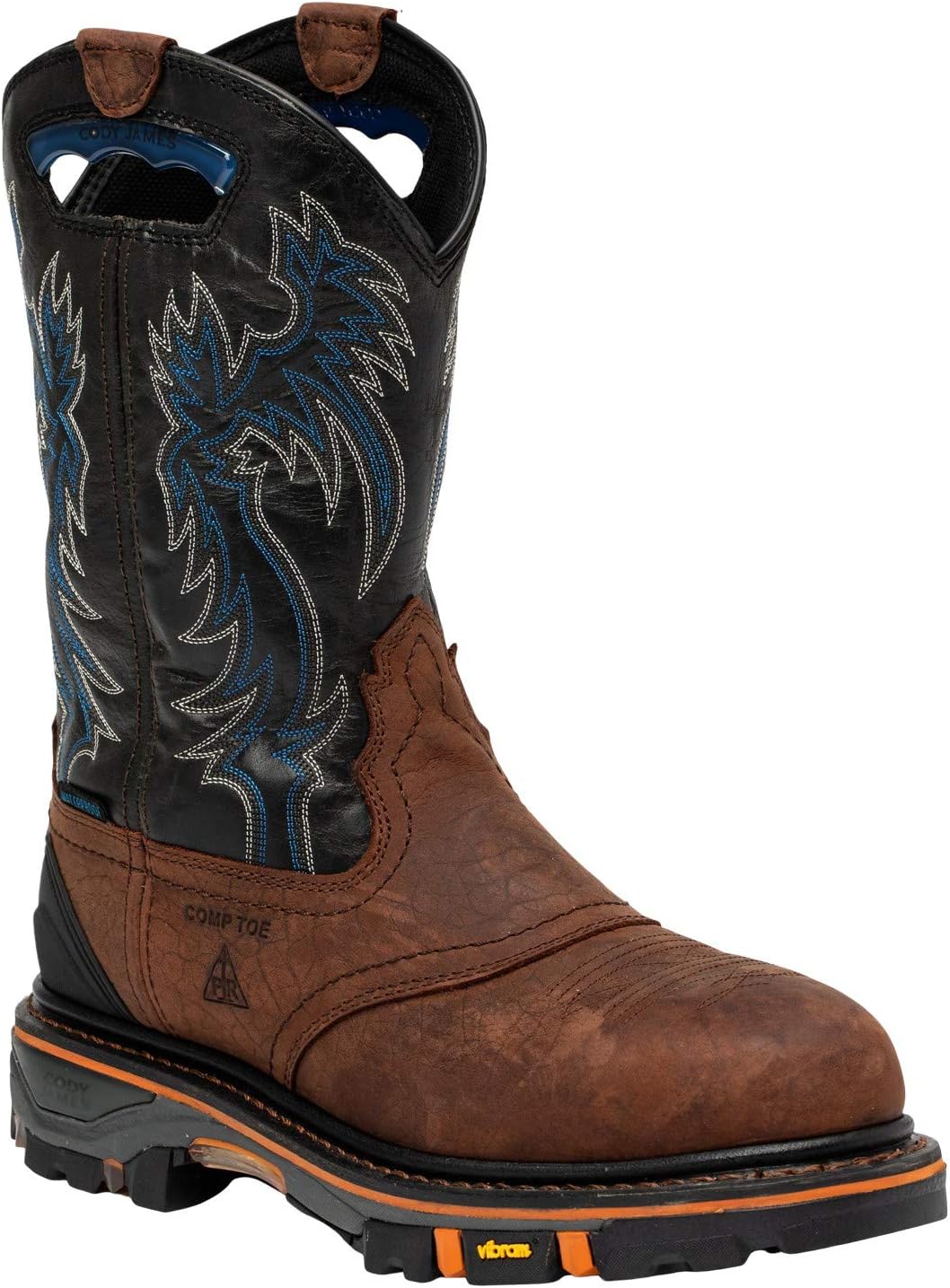 Cody James Men's 11" Decimator Waterproof Western Work Boot Nano - Drp-2