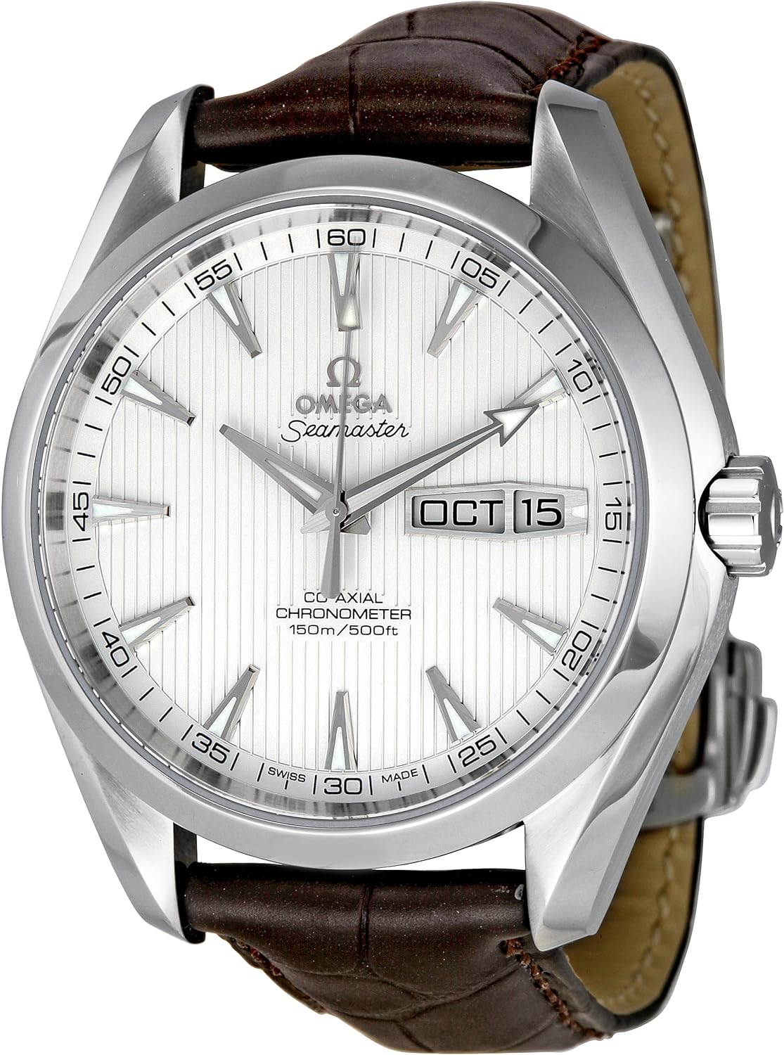 Omega Men's 231.13.43.22.02.001 Aqua Terra Silver Dial Watch