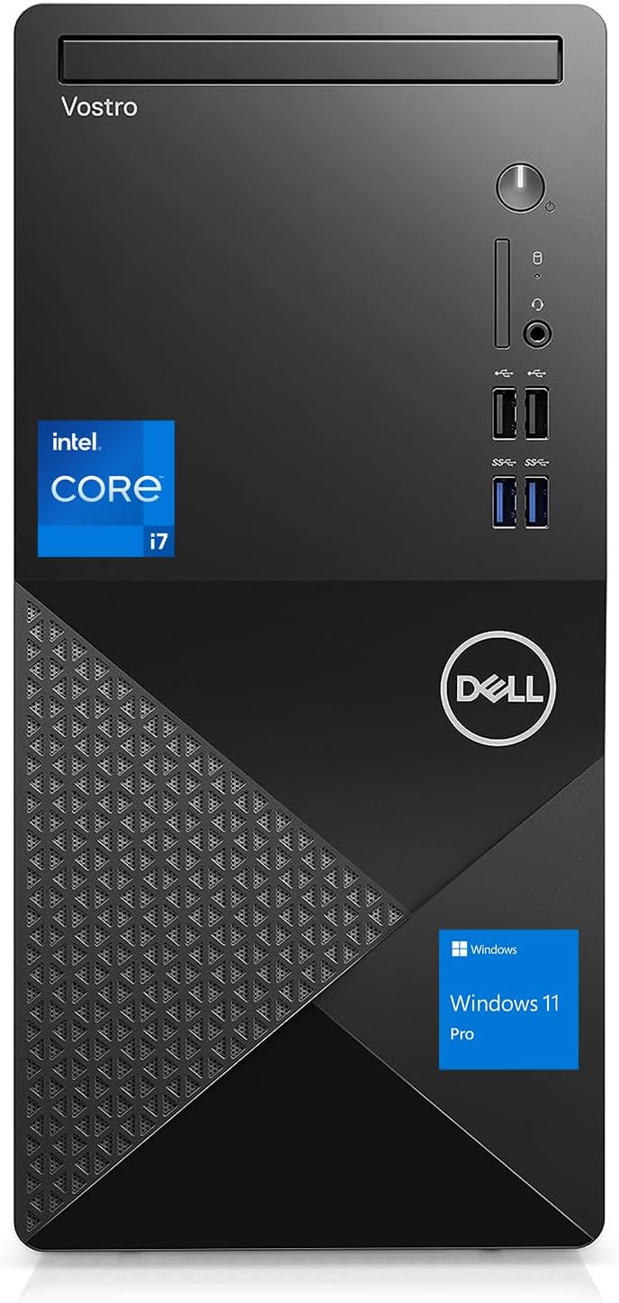 Dell Vostro 3000 Series 3910 Business Desktop | Intel Core i7-12700 | 32GB RAM | 1TB SSD | HDMI | DP | Wired Keyboard&amp;Mouse | Wi-Fi 6 | Windows 11 Pro