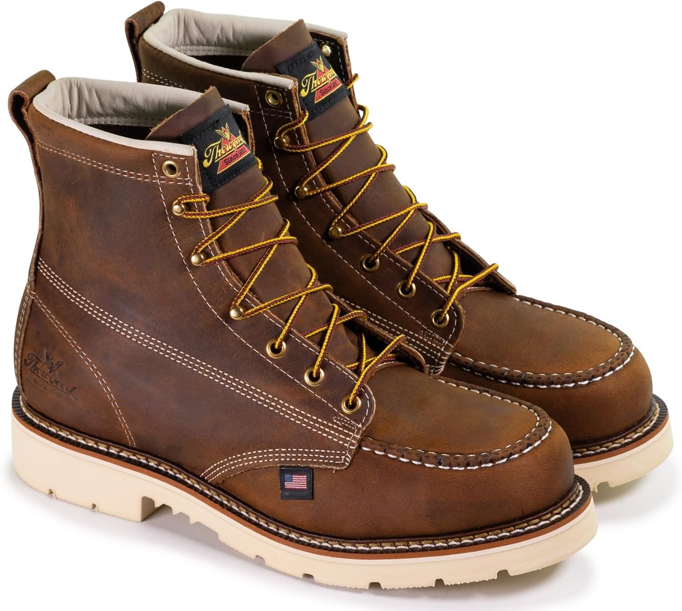 Thorogood mens American Heritage 6" Moc Toe Safety