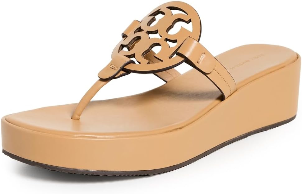 Tory Burch Women's Miller Wedge Sandals 25mm