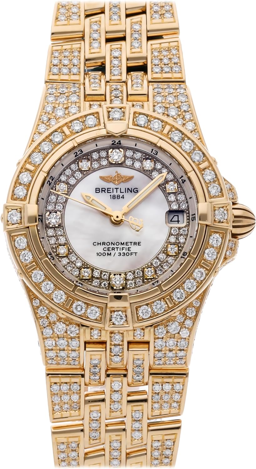 Breitling Starliner Quartz Mother of Pearl Dial Watch K71340BF/A626 (Pre-Owned)