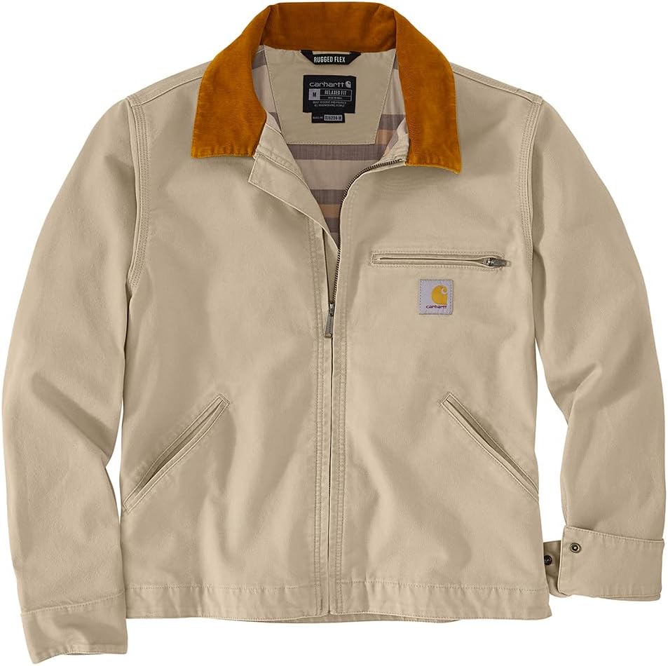 Carhartt Men's Rugged Flex Relaxed Fit Duck Detroit Jacket