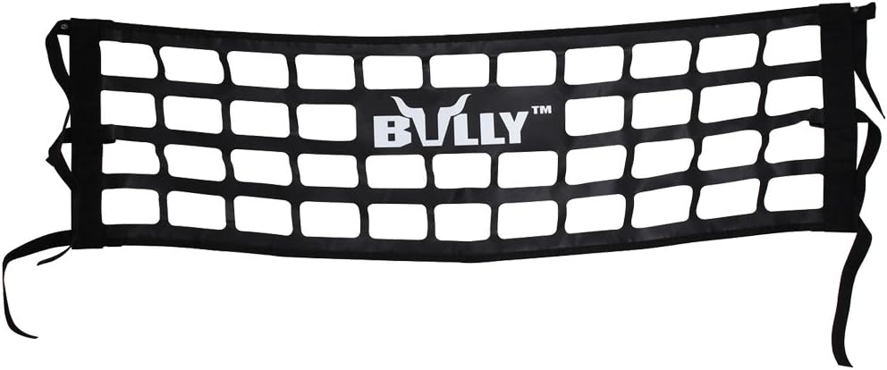 Bully TR-02WK Black Nylon Universal Fit Truck Heavy Duty Full-Size 50" x 15" Cargo Tailgate Net for Trucks from Chevy (Chevrolet), Ford, Toyota, GMC, Dodge RAM, Jeep
