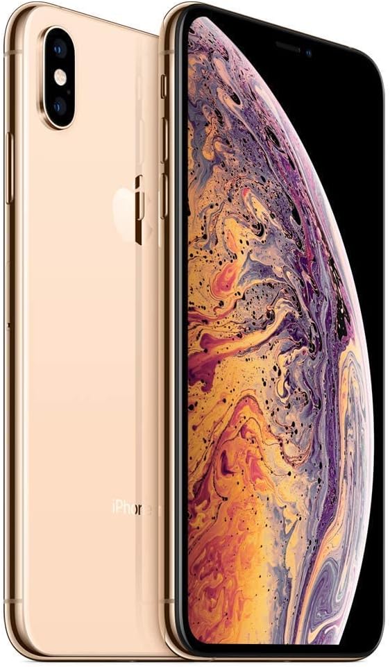 Apple iPhone XS Max, US Version, 64GB, Gold - GSM Carriers (Renewed)
