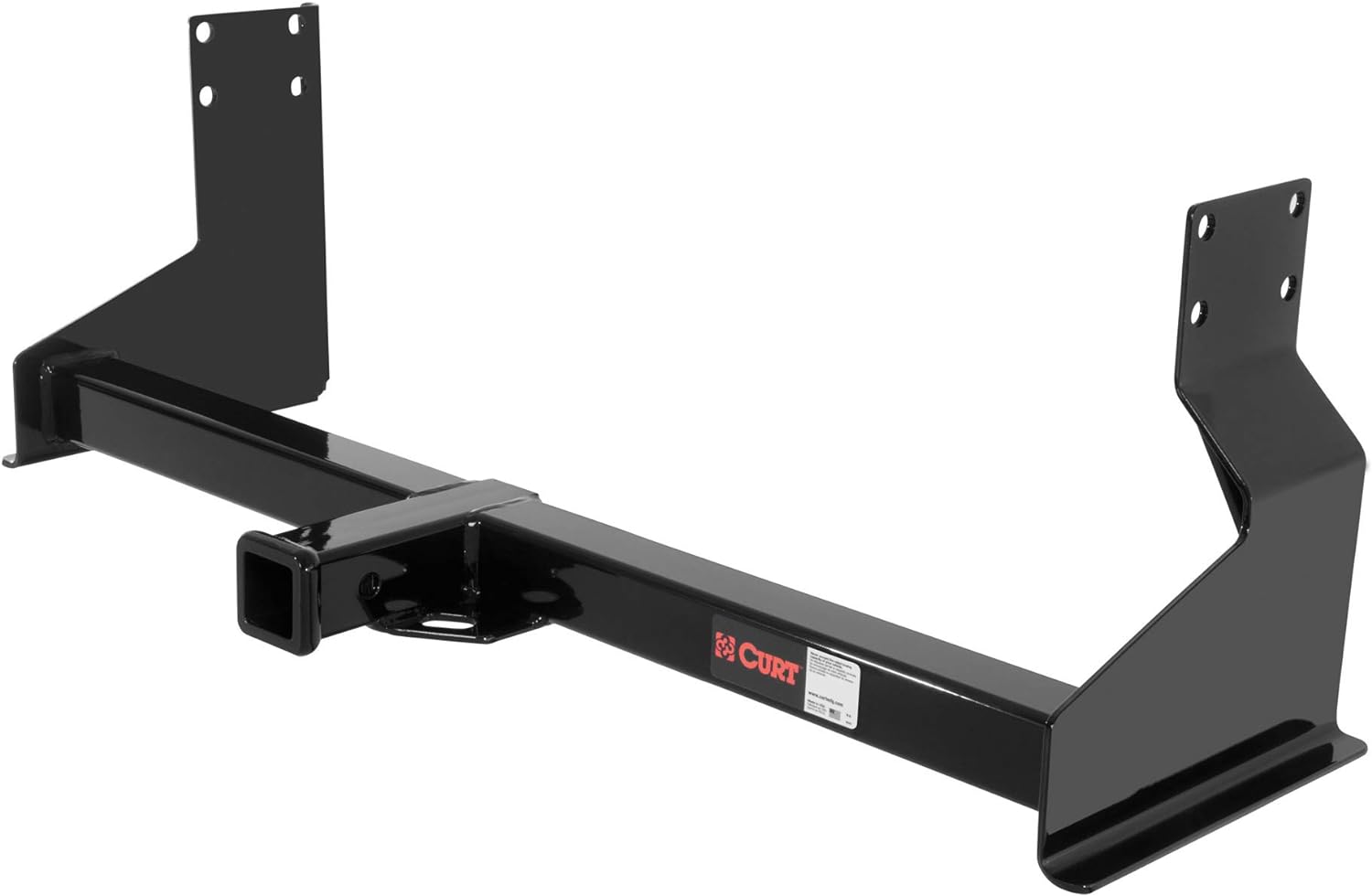 CURT 13358 Class 3 Trailer Hitch, 2-Inch Receiver, Fits Select Dodge, Freightliner, Mercedes-Benz Sprinter 2500, 3500, GLOSS BLACK POWDER COAT