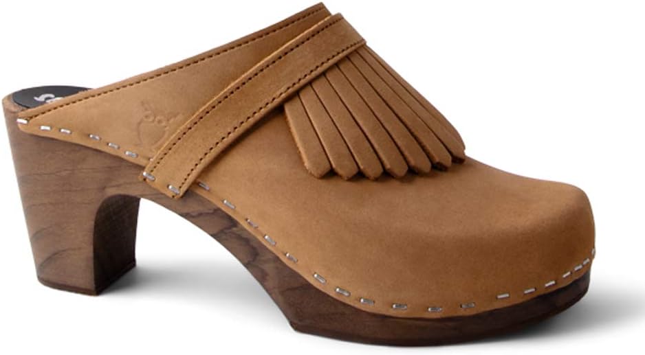 Sandgrens Swedish Handmade Wooden Clog Mule| Venice