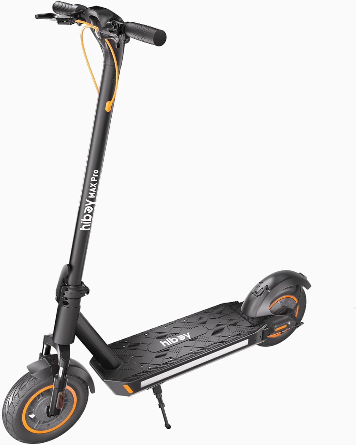 Hiboy MAX Pro Electric Scooter, 46.6 Mi Long Range, 22 MPH Power by 650W MAX Motor, 11'' Pneumatic Tires, Split Hub Design, Dual Suspension, 265lbs MAX Load, Commuting Electric Scooter for Adults