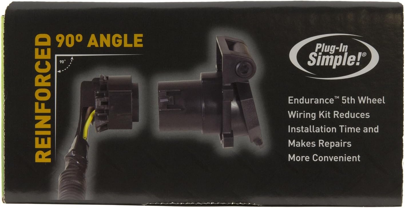 Hopkins Towing Solutions 41157 Endurance 5th Wheel Wiring Kit, Black