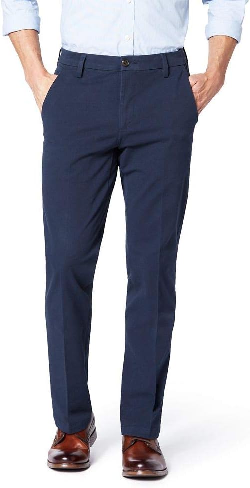 Dockers mens Slim Fit Signature Khaki Lux Cotton Stretch Pants