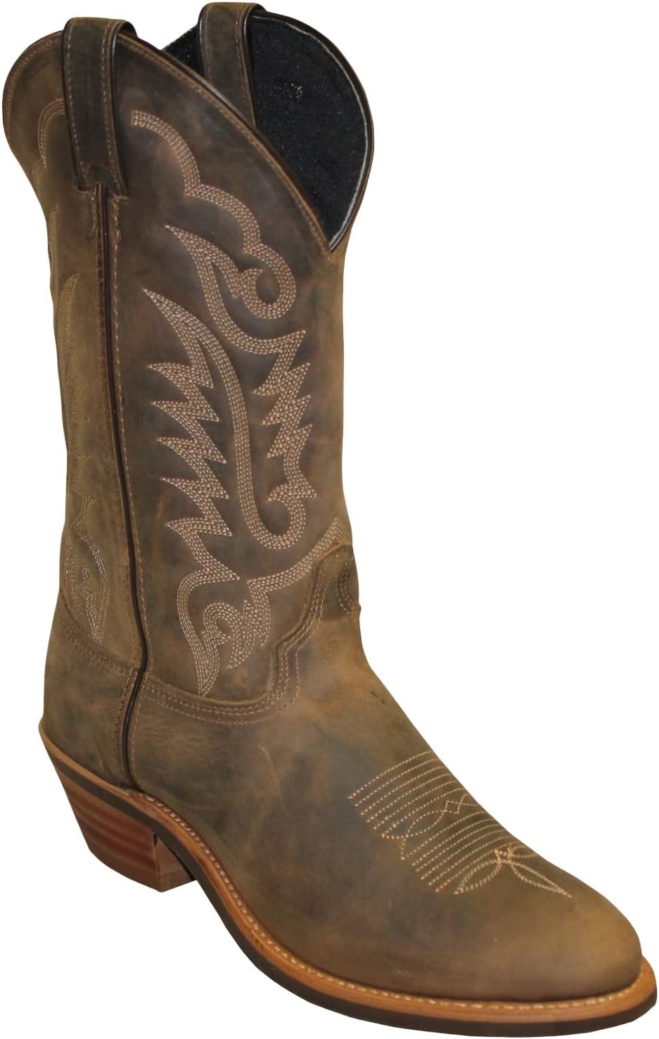 Abilene Men's Distressed Western Boot Round Toe - 6412