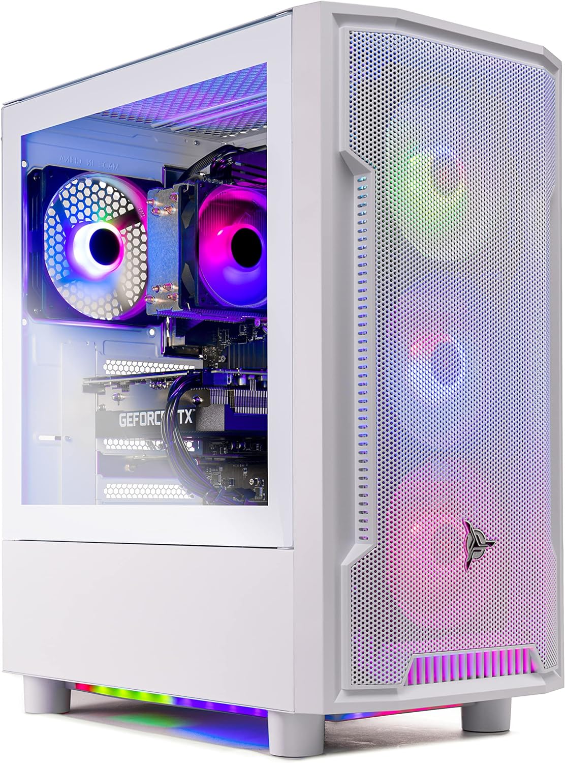 Skytech Archangel Gaming PC, Intel i5 4.3GHz Turbo Boost, NVIDIA RTX 3060 12GB GDDR6, 1TB NVME, 16GB DDR4 RAM 3200, 600W Gold PSU, Wi-Fi, Win 11 Home