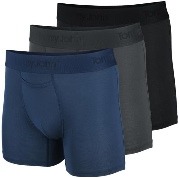 Tommy John Second Skin Men's Modal Trunks - Silky Soft, Supportive Underwear with Contour Pouch and Quick Draw Fly