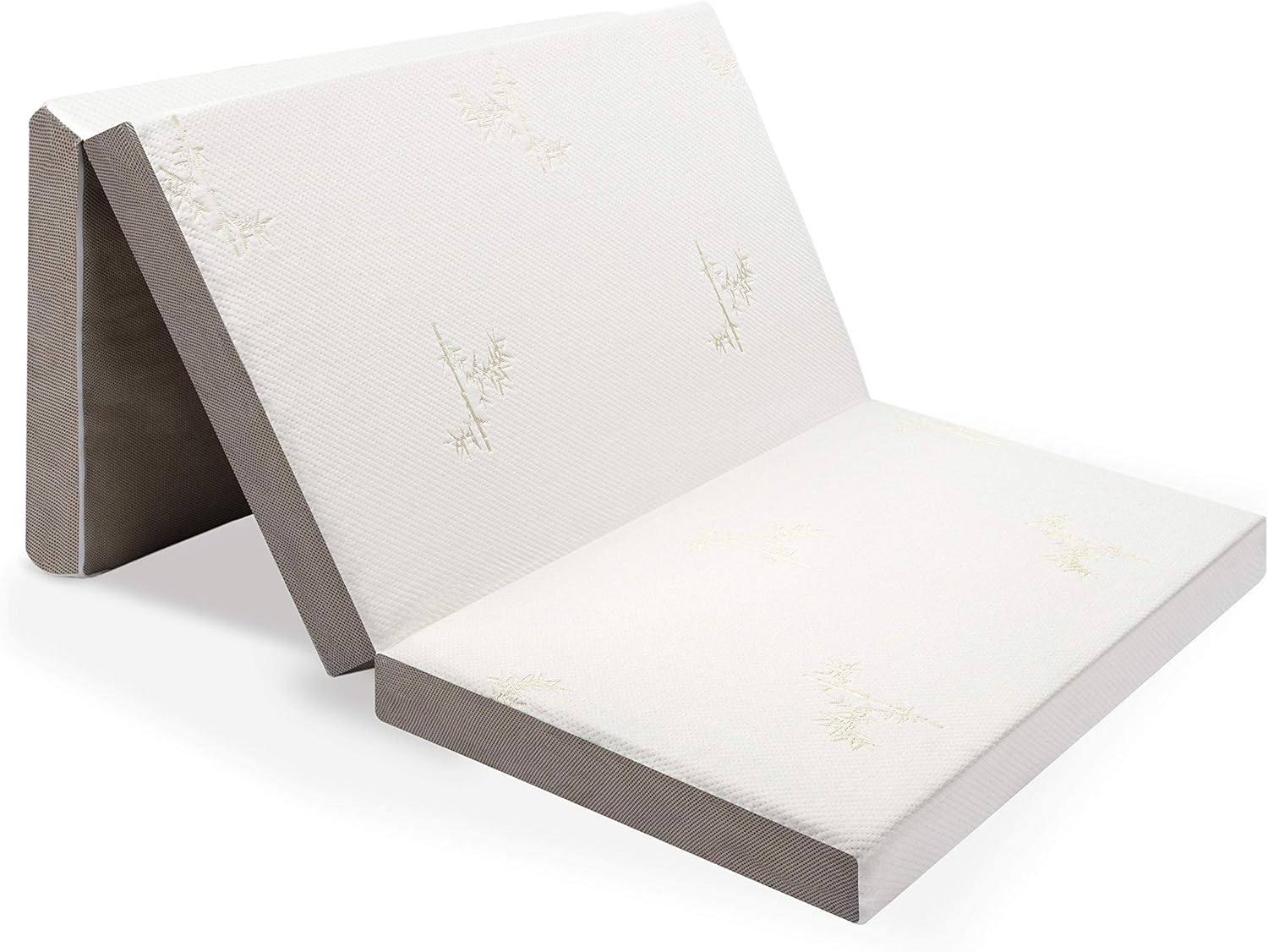 Milliard Folding Mattress, Tri Fold with Removable Washable Cover, Twin (75 inches x 38 inches x 4 inches)