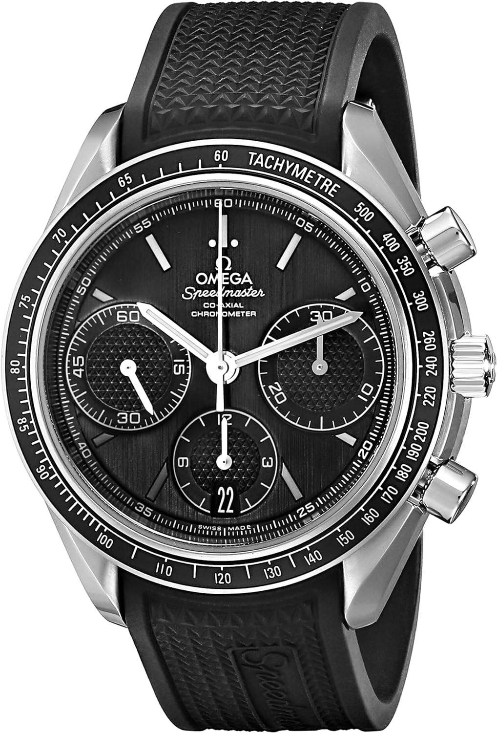 Omega Men's 32632405001001 Speed Master Analog Display Automatic Self Wind Black Watch