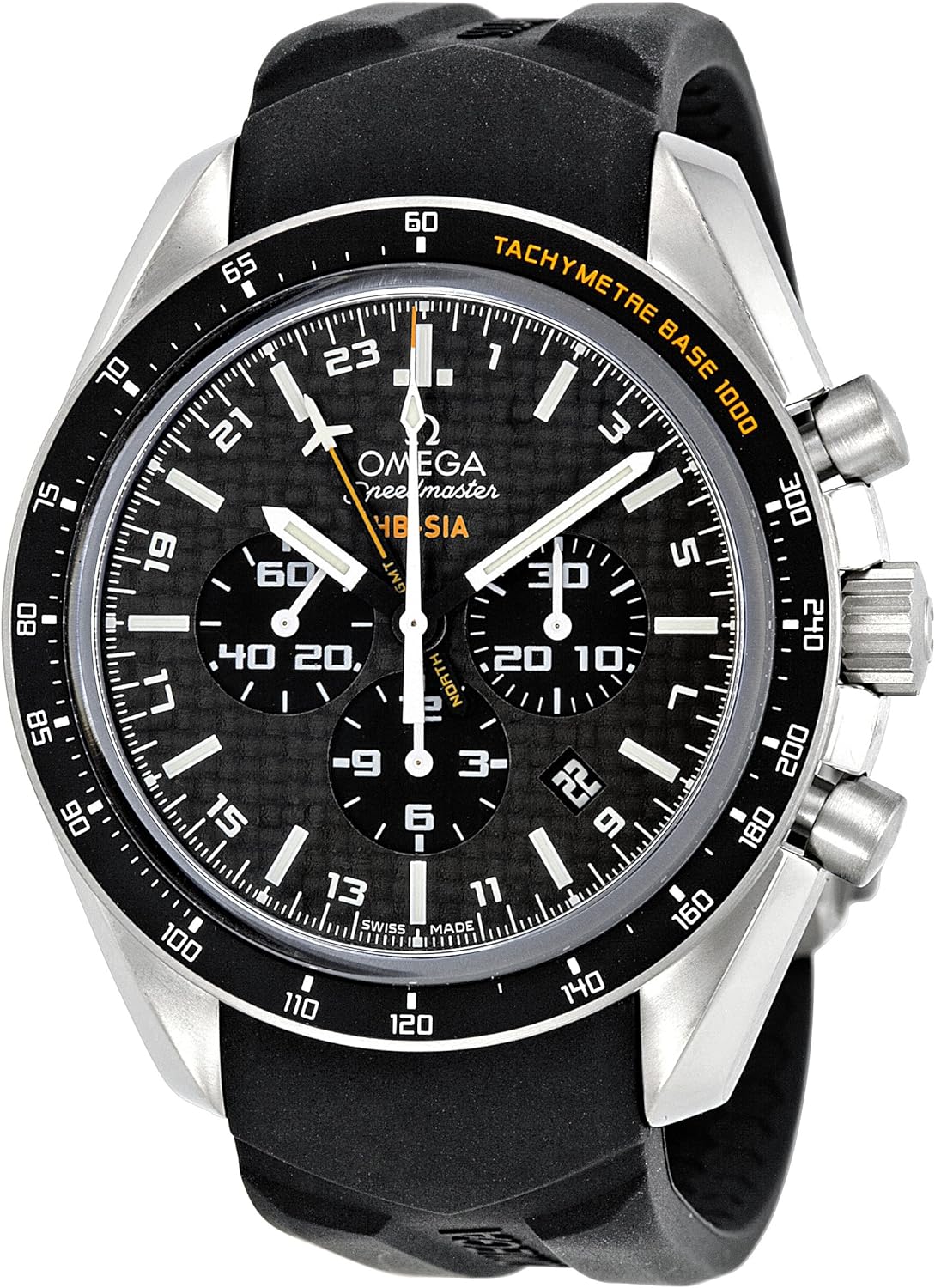 Omega Men's 321.92.44.52.01.001 Speedmaster Black Carbon Fiber Dial Watch