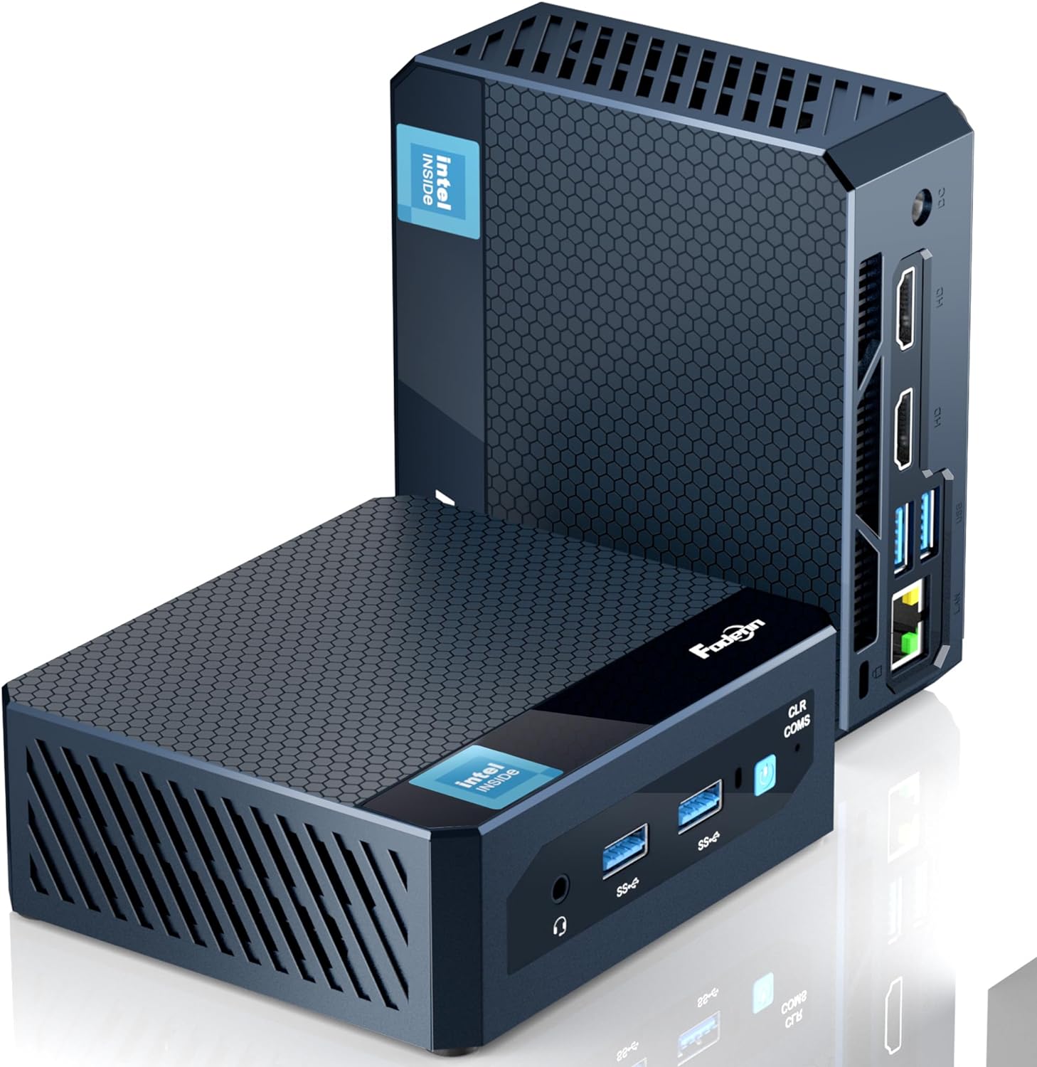 Mini PC Windows 11 Pro,16GB RAM 512GB M.2 SSD, Intel 12th Alder Lake-N95(up to 3.4GHz), Mini Computers Desktop Support 2.5' SATA/Dual HDMI 4K/ 4 USB 3.2/ WiFi 5/ BT 4/ 1000M LAN for Home Office