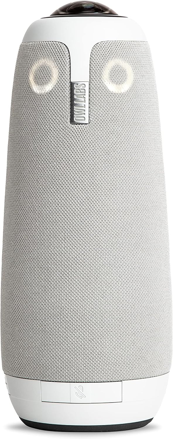 Meeting Owl 3 (Next Gen) 360-Degree, 1080p HD Smart Video Conference Camera, Microphone, and Speaker (Automatic Speaker Focus &amp; Smart Zooming)
