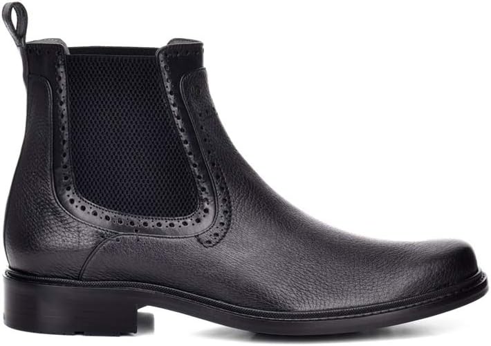 FRANCO CUADRA Men's Boot in Genuine Deer Leather Black