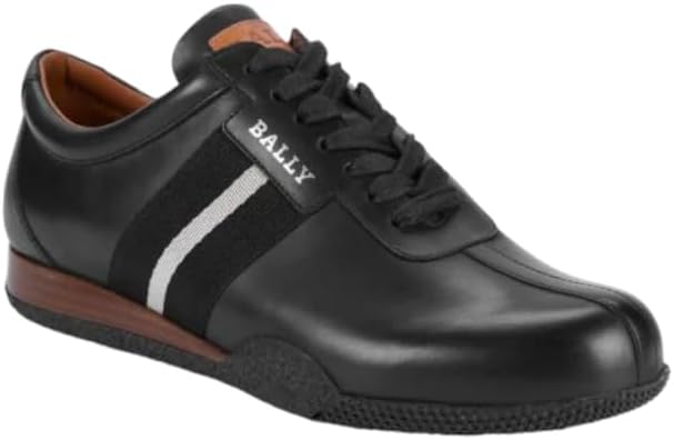Bally Frenz Men's 6230486 Black Leather Sneakers