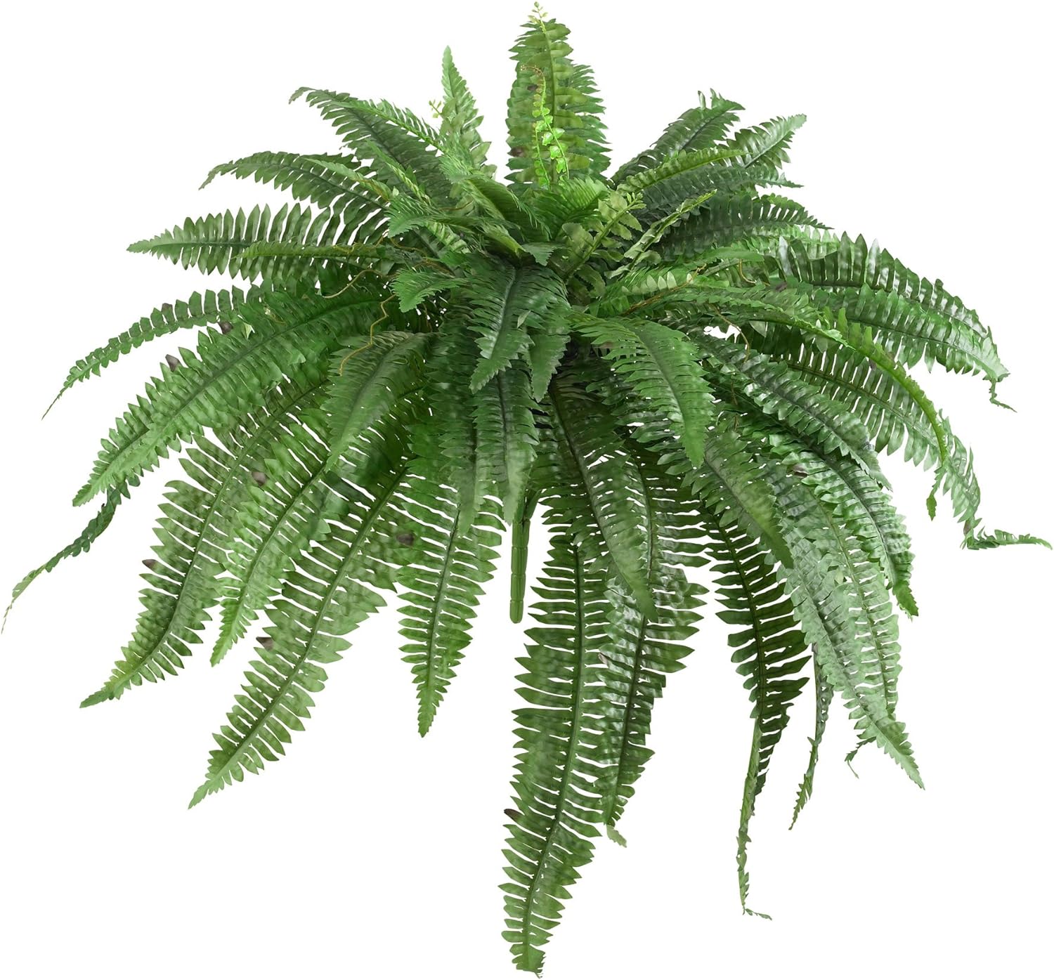 Nearly Natural 48IN Artificial Boston Fern Large Hanging Plant, Set of 2 Artificial Ferns that Look Real for Home Décor