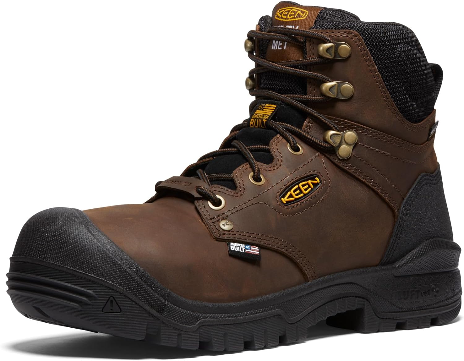 KEEN Utility Men's Independence 6inch Composite Toe Internal Metatarsal Guard Waterproof Work Boots
