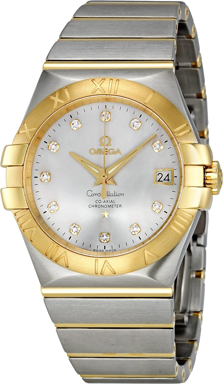 Omega Men's 123.20.35.20.52.002 Silver Dial Constellation Watch