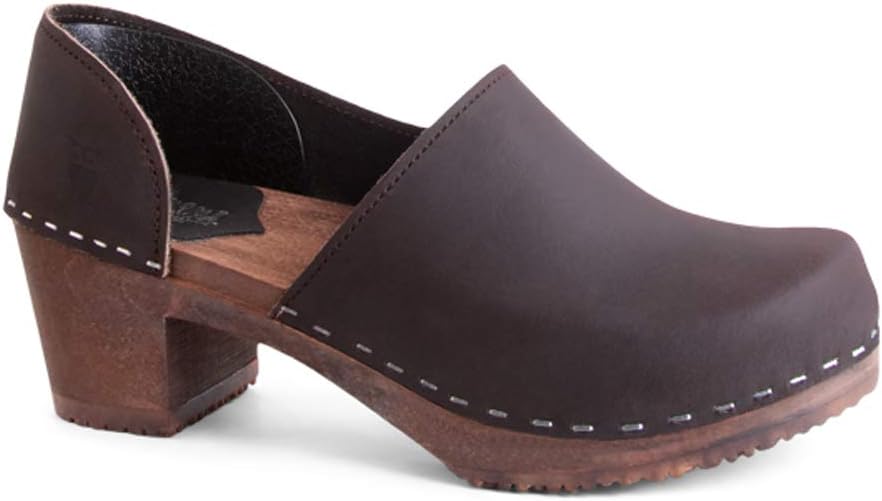 Sandgrens Swedish Handmade Wooden Clog | Brett Closed Back