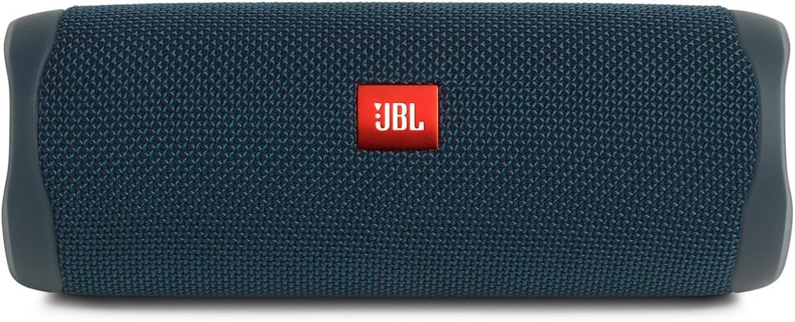 JBL FLIP 5, Waterproof Portable Bluetooth Speaker, Blue, 3.6 x 3.6 x 8.5