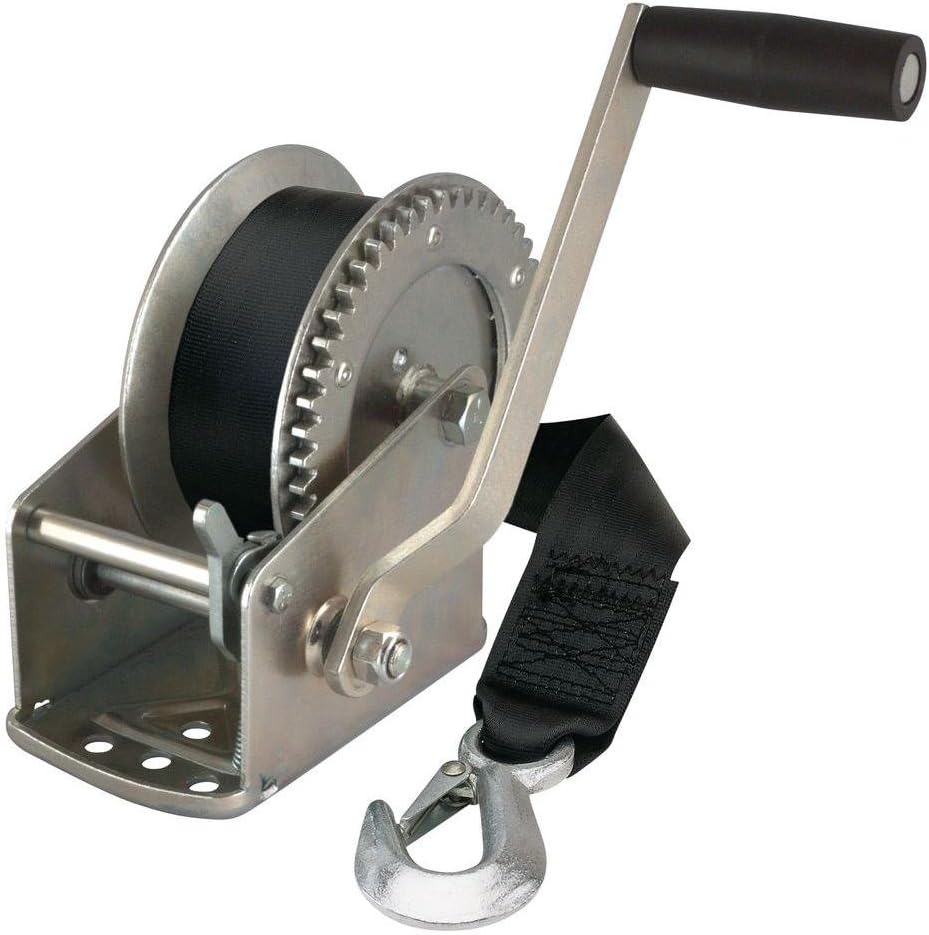Reese Towpower 74329 Trailer Winch,Silver