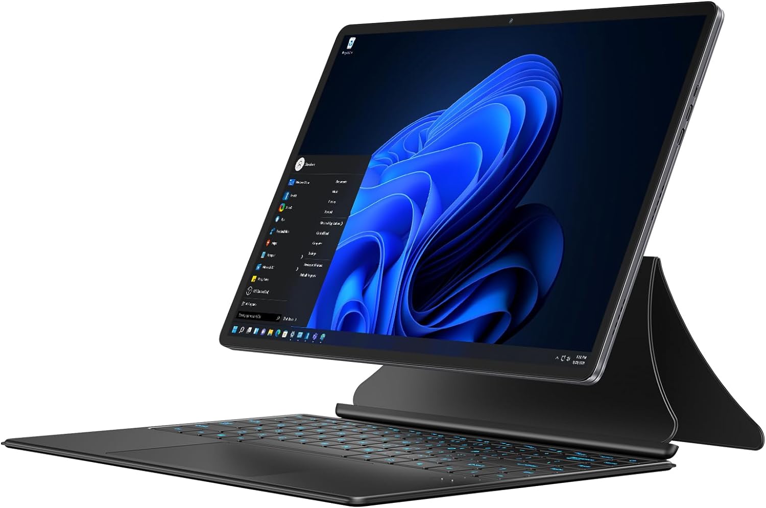 2-in-1 Tablet/Laptop (2024), RenoPad 14" Windows 11 Pro Tablet with Keyboard, 16GB DDR5 RAM 512GB SSD, Intel N100 Quad-Core Processor, 1920x1200 Touchscreen, WiFi-6, BT5.2, Type-C, Dual Cameras